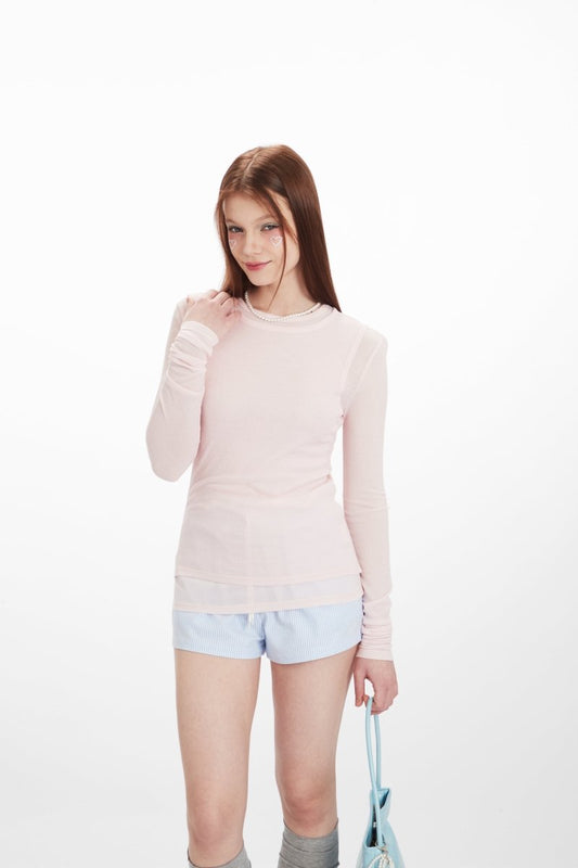 HeyHenry - Layered Illusion | Slim-Fit Long-Sleeve Tee