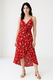 Aestorae – Xira | Floral Asymmetrical Cami Dress