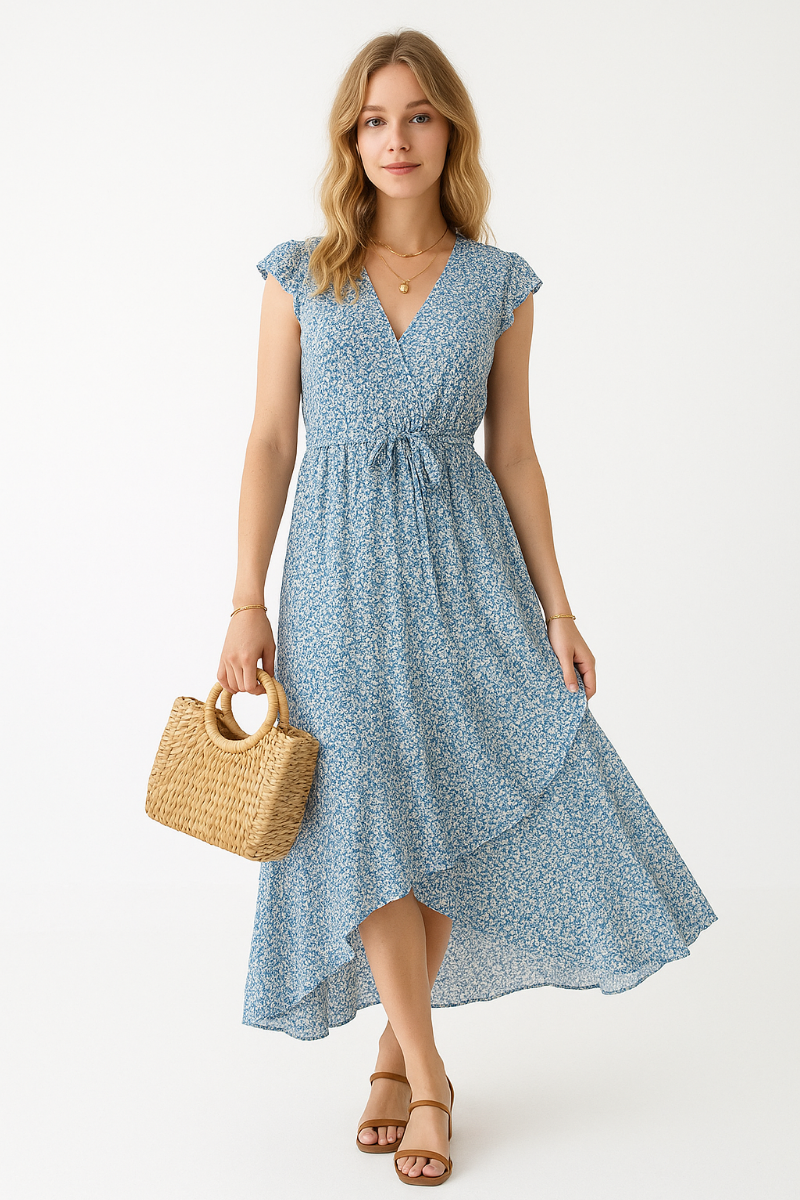 Aestorae - Sarah | V-Neck Maxi Dress