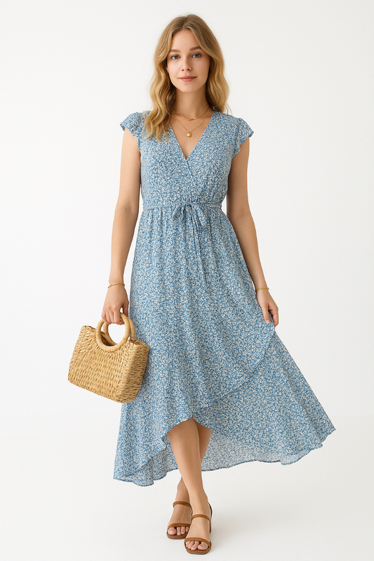 Aestorae - Sarah | V-Neck Maxi Dress