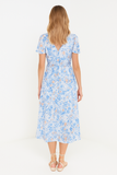 Floral Ruffle V-Neck Maxi Dress | Sweet &amp; Elegant Summer Style