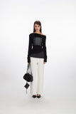 HeyHenry - Edge Cut | Off-Shoulder Long-Sleeve Tee