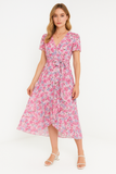 Floral Ruffle V-Neck Maxi Dress | Sweet &amp; Elegant Summer Style