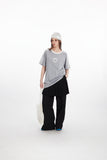 Nariele - Heart Lace Embroidery Tee | Unisex Loose Fit