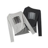 HeyHenry - Edge Cut | Off-Shoulder Long-Sleeve Tee