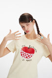 Nariele - Apple Print | Shoulder Tee