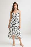 Aestorae – Xira | Floral Asymmetrical Cami Dress