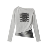HeyHenry - Edge Cut | Off-Shoulder Long-Sleeve Tee