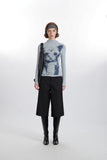 HeyHenry - Mia | Checkered Cat Long-Sleeve Tee