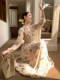 New Open Original - Ruffle Bloom Midi | French Tea Dress