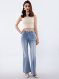 Vintage Straight-Leg Jeans | Mid-Rise Retro Denim for Women