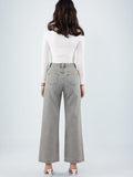 LongYing – High-Waist Wide-Leg Jeans | Distressed Vintage Denim