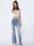 Vintage Straight-Leg Jeans | Mid-Rise Retro Denim for Women