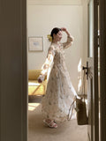 New Open Original - Ruffle Bloom Midi | French Tea Dress