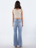 Vintage Straight-Leg Jeans | Mid-Rise Retro Denim for Women