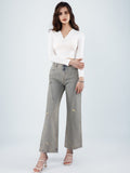 LongYing – High-Waist Wide-Leg Jeans | Distressed Vintage Denim