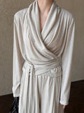 New Open Original - Layla Set | Cross-Tie Layered Top & Flowy Trousers
