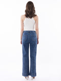 High-Waist Straight-Leg Jeans | Plus Size Vintage Denim
