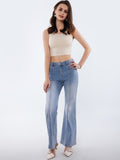 Vintage Straight-Leg Jeans | Mid-Rise Retro Denim for Women