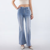 Vintage Straight-Leg Jeans | Mid-Rise Retro Denim for Women