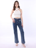 High-Waist Straight-Leg Jeans | Plus Size Vintage Denim