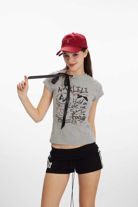 Nariele - Rock Spice Tee | Fitted Street Crop