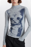 HeyHenry - Mia | Checkered Cat Long-Sleeve Tee