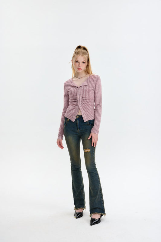 Nariele - Pure Allure | Button-Up Knit Cardigan